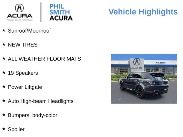 Used 2020 Land Rover Range Rover Sport HST SUV