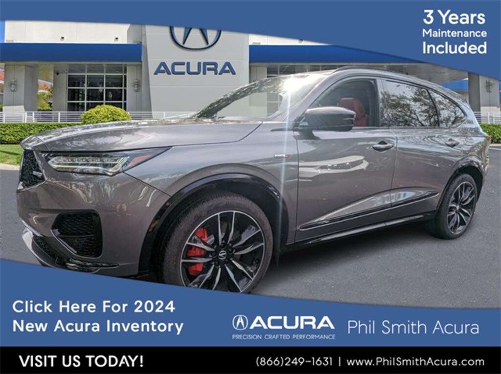 New 2024 Acura MDX Type S Advance For Sale in Pompano Beach FL Serving Ft. Lauderdale & Miami