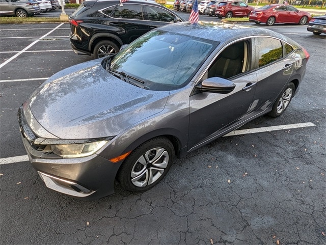 Used 2019 Honda Civic LX with VIN 19XFC2F65KE004709 for sale in Pompano Beach, FL