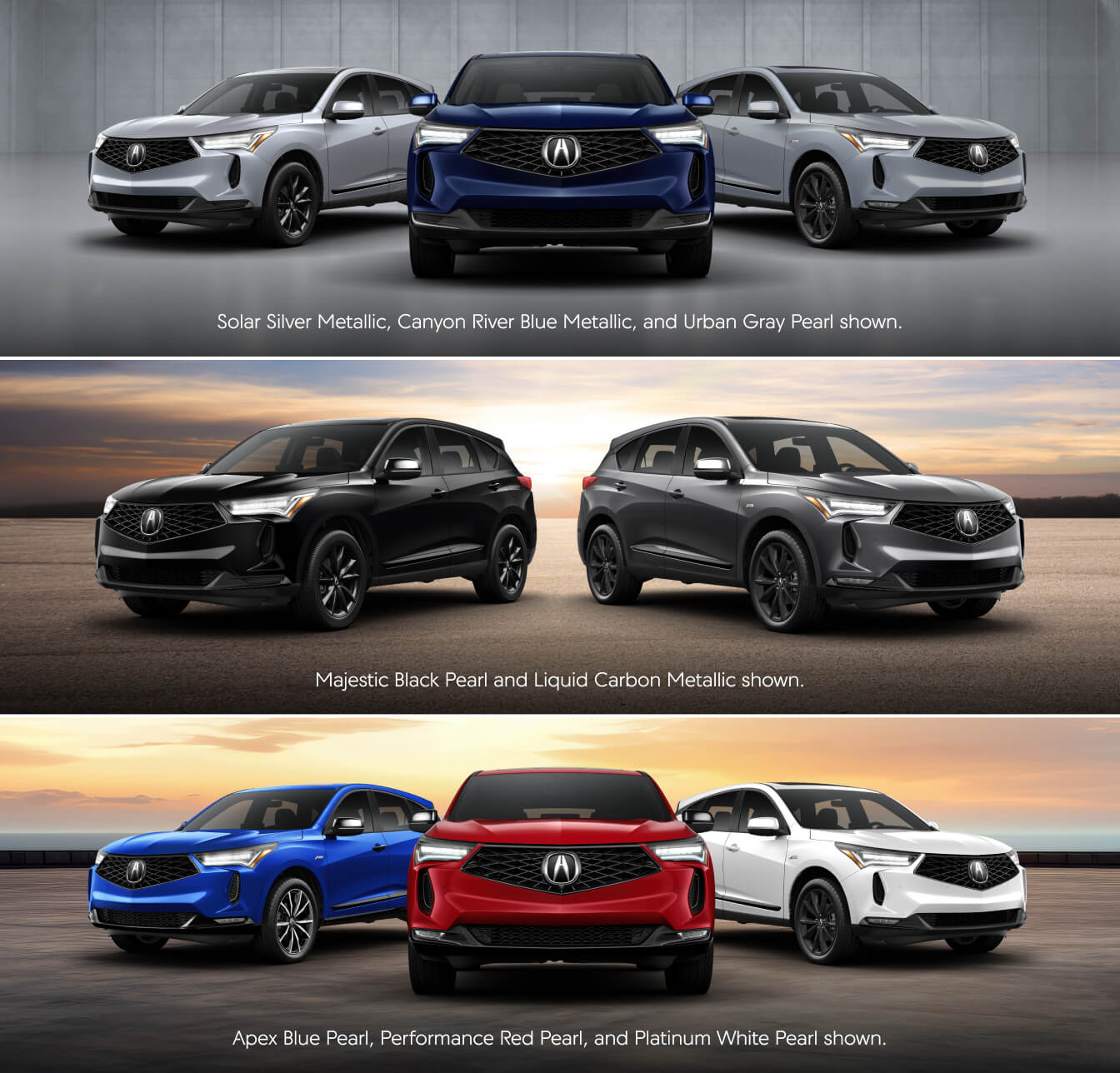 2025 Acura RDX Colors