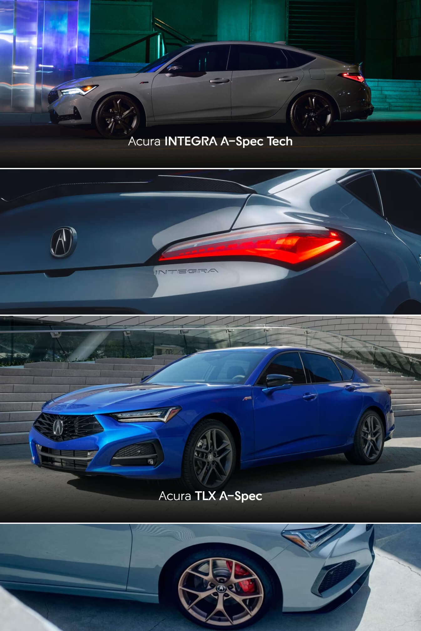 2026 Acura Integra vs. 2025 Acura TLX: Dimensions