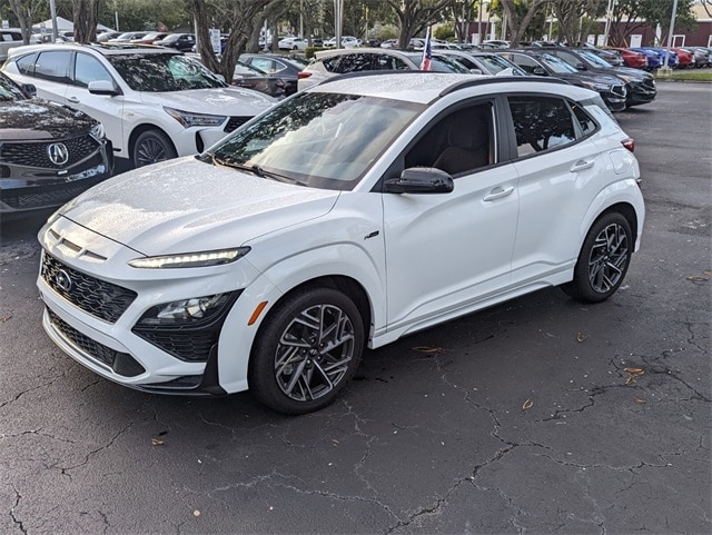 Used 2022 Hyundai Kona N Line with VIN KM8K33A35NU818295 for sale in Pompano Beach, FL