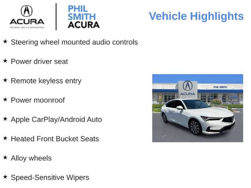 Certified 2025 Acura Integra Base Hatchback