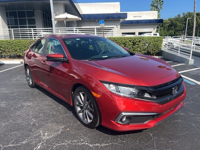 Used 2019 Honda Civic EX with VIN 19XFC1F39KE212513 for sale in Lighthouse Point, FL