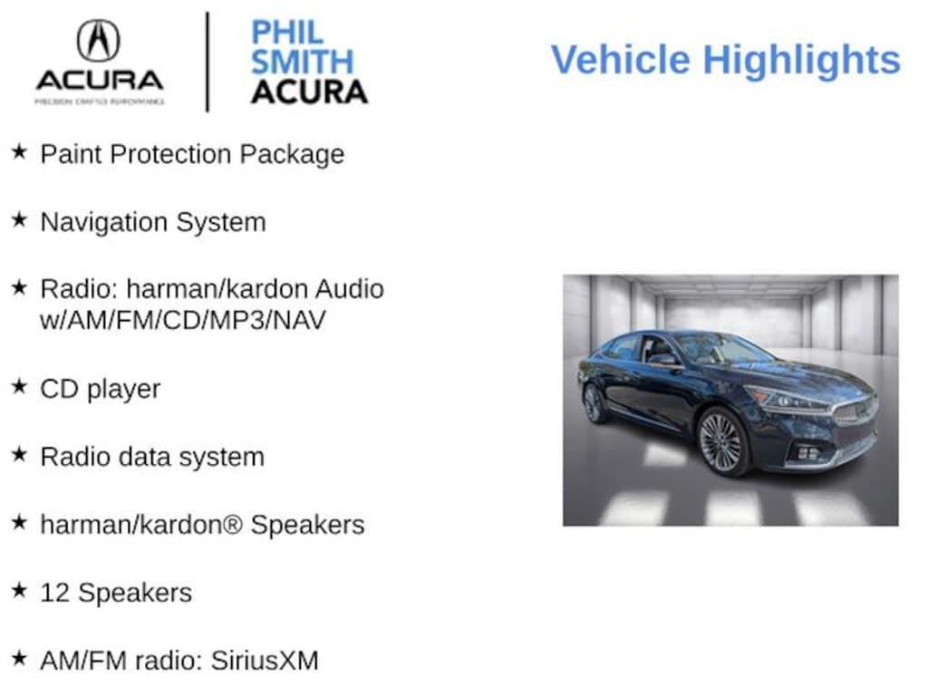 Used 2017 Kia Cadenza Limited Sedan