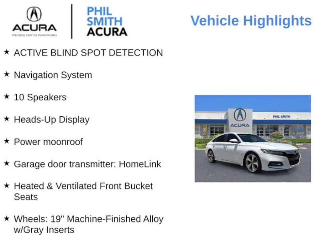 Used 2018 Honda Accord Touring Sedan
