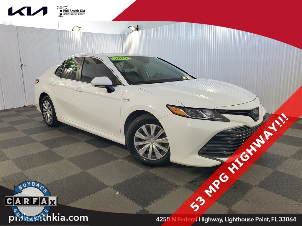 Used 2020 Toyota Camry Hybrid LE Sedan