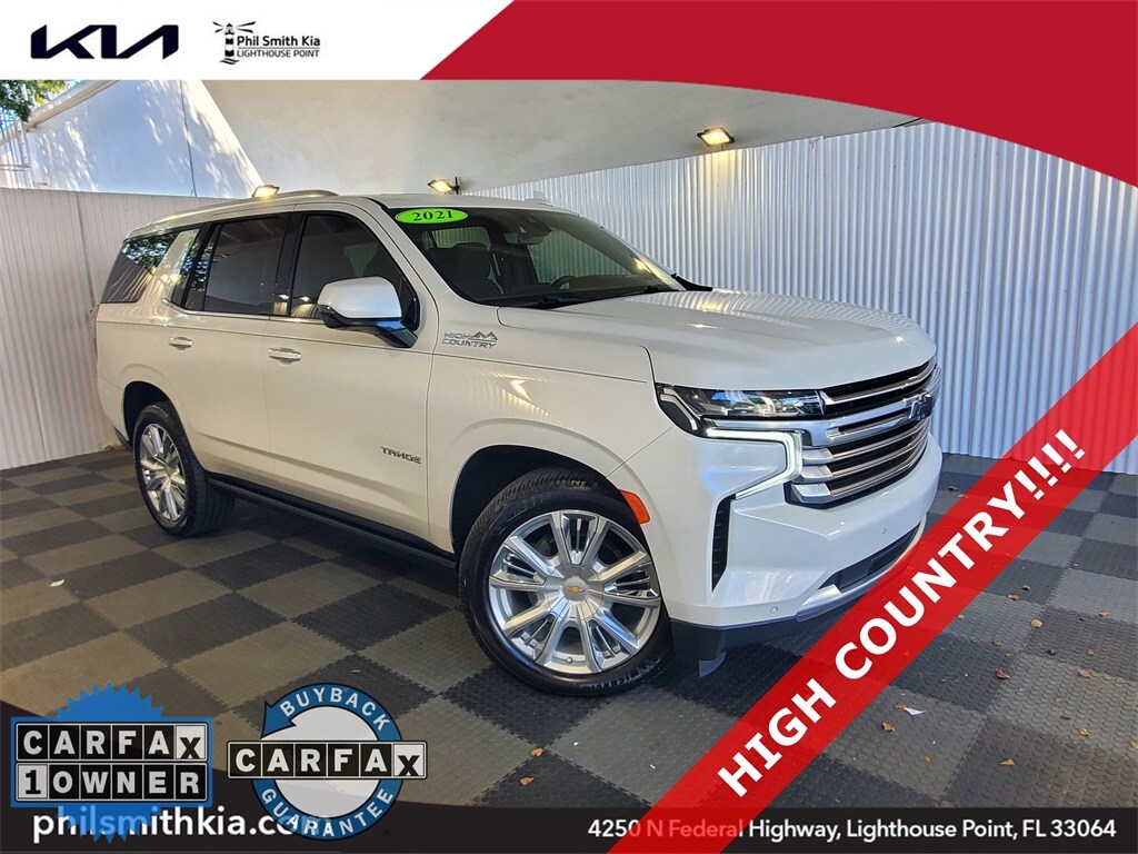 Used 2021 Chevrolet Tahoe High Country SUV