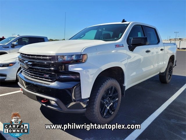 Used 2021 Chevrolet Silverado 1500 LT Trail Boss with VIN 1GCPYFED7MZ444516 for sale in Little Rock