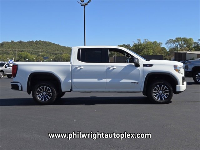 Used 2021 GMC Sierra 1500 AT4 with VIN 1GTU9EET2MZ193003 for sale in Little Rock