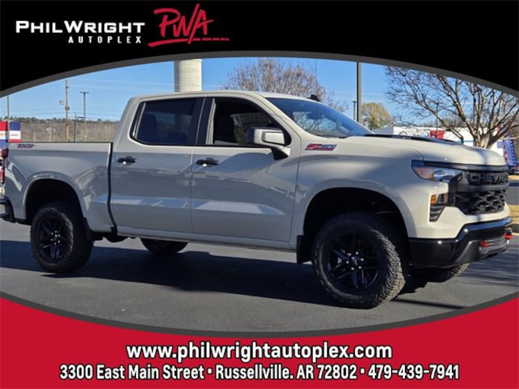 New 2026 Chevrolet Silverado 1500 Custom Trail Boss Truck