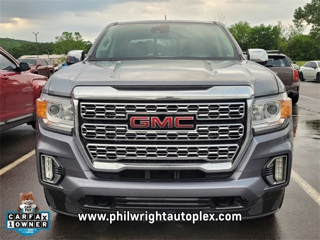 Used 2021 GMC Canyon Denali with VIN 1GTP6EE19M1262109 for sale in Little Rock