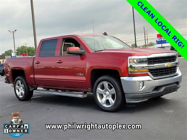 Used 2018 Chevrolet Silverado 1500 LT with VIN 3GCUKREC2JG316564 for sale in Little Rock