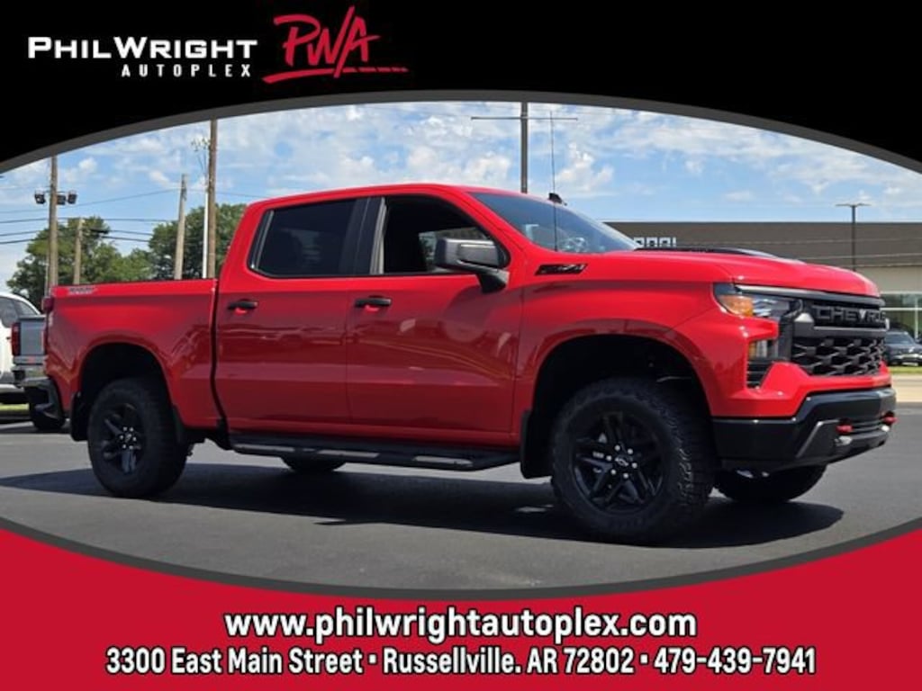 New 2026 Chevrolet Silverado 1500 Custom Trail Boss Truck