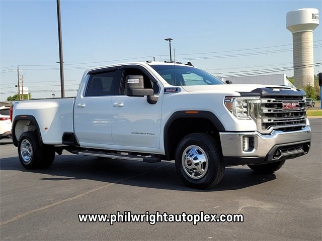 Used 2021 GMC Sierra 3500HD SLE with VIN 1GT49TEY1MF229779 for sale in Little Rock