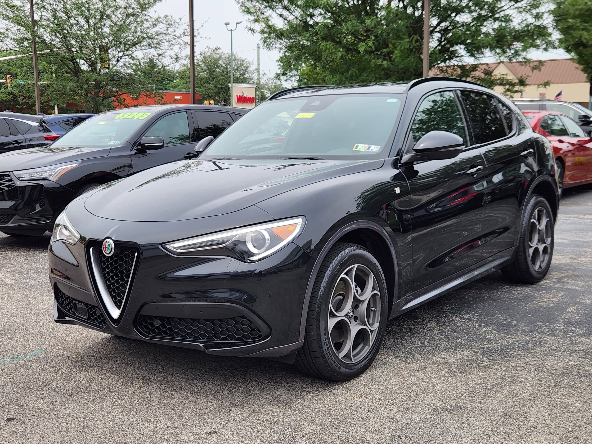 Used 2023 Alfa Romeo Stelvio Ti with VIN ZASPAKBN0P7D54979 for sale in Ardmore, PA