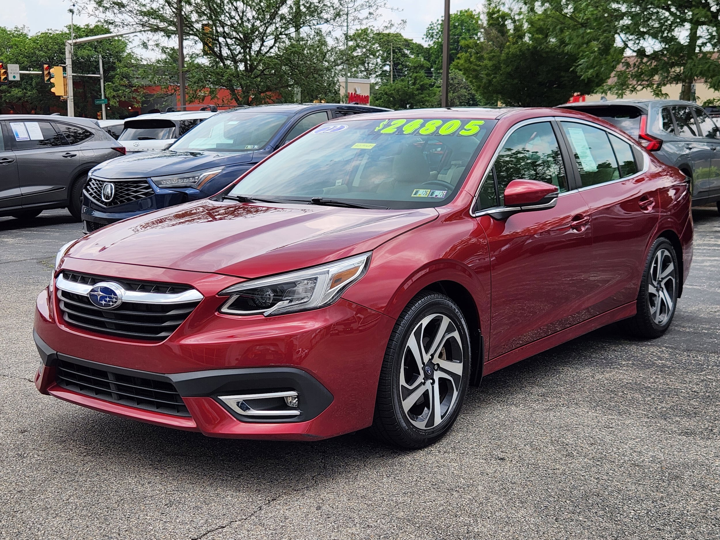 Used 2022 Subaru Legacy Limited with VIN 4S3BWAN64N3018811 for sale in Ardmore, PA
