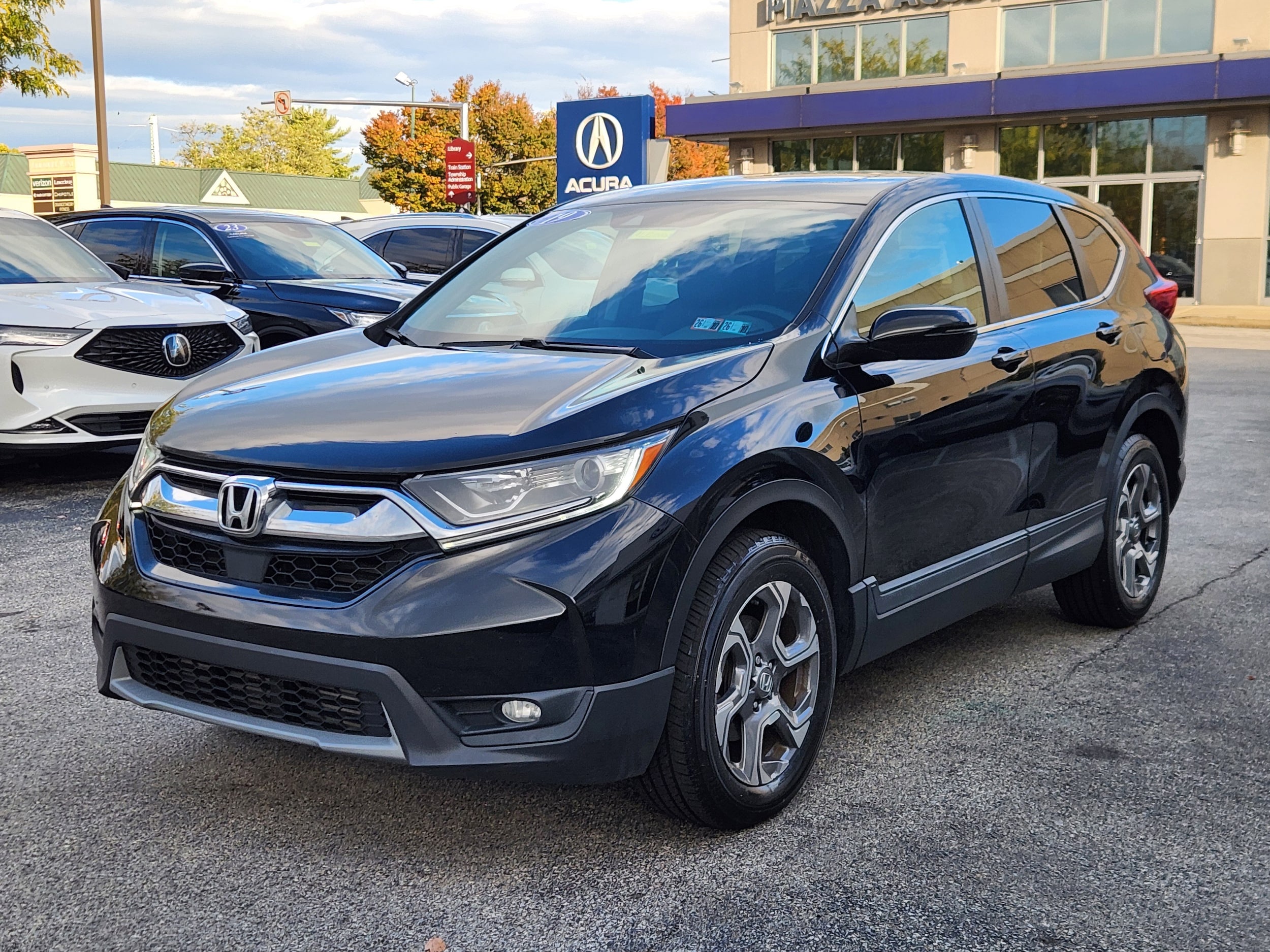 Used 2019 Honda CR-V EX-L with VIN 2HKRW2H85KH649911 for sale in Ardmore, PA