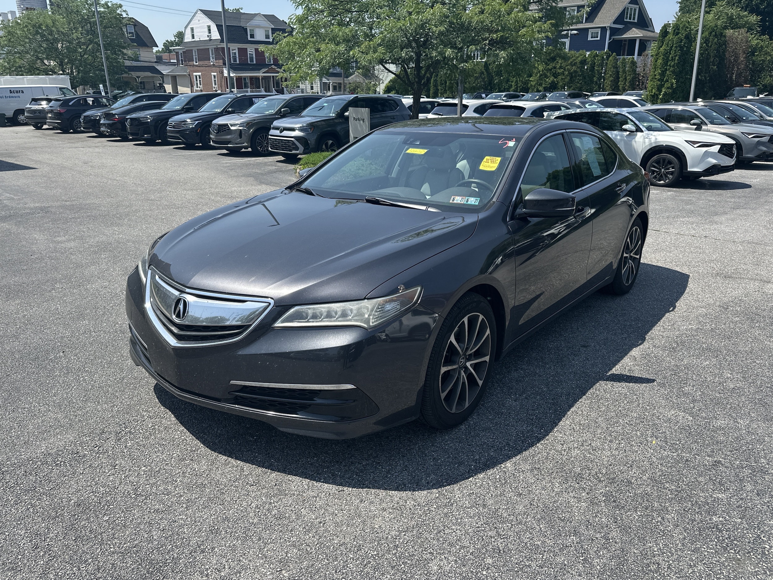 Used 2015 Acura TLX Technology Package with VIN 19UUB2F52FA011421 for sale in Ardmore, PA