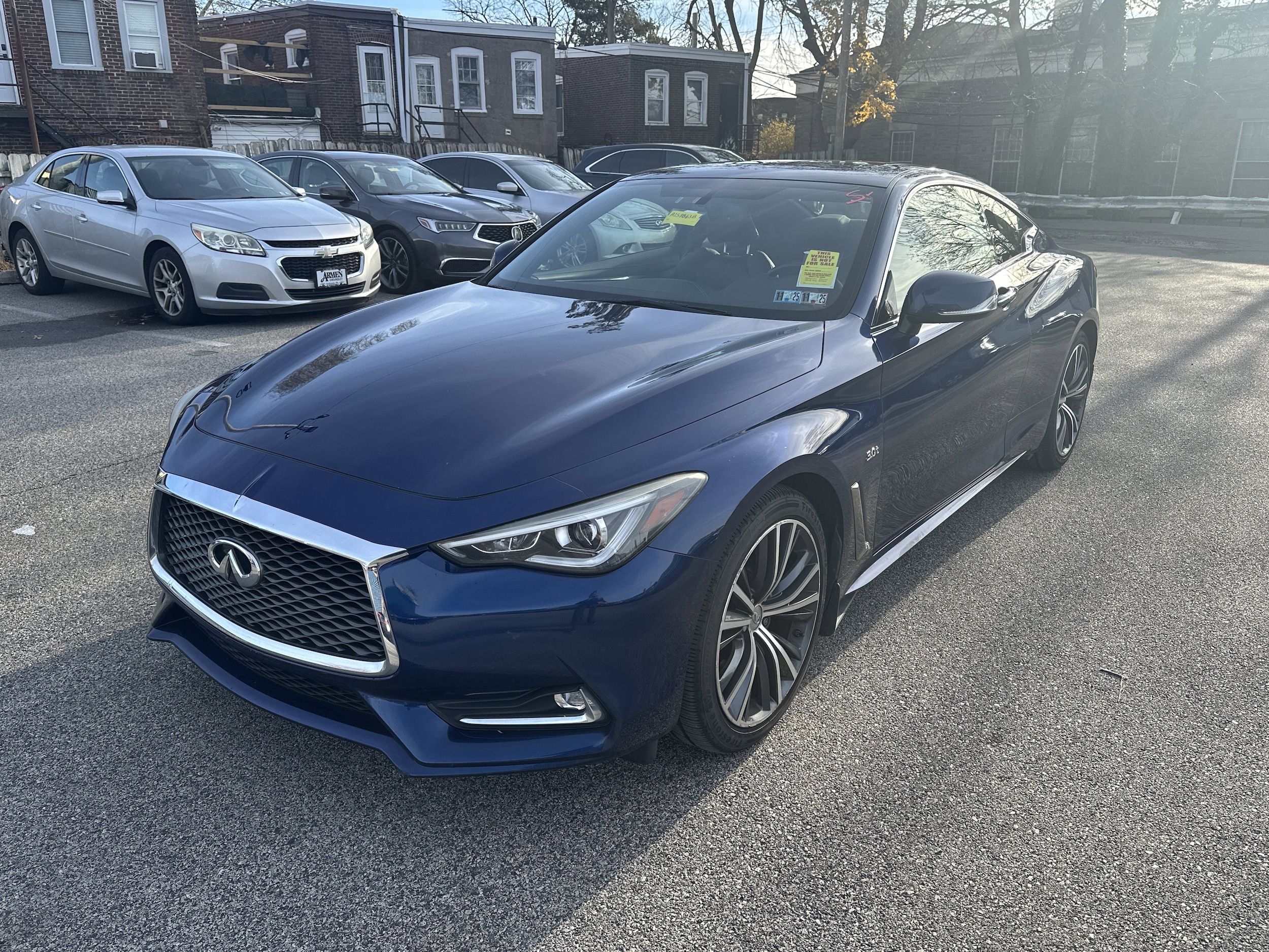 Used 2017 INFINITI Q60 Coupe Premium with VIN JN1EV7EL8HM552386 for sale in Ardmore, PA