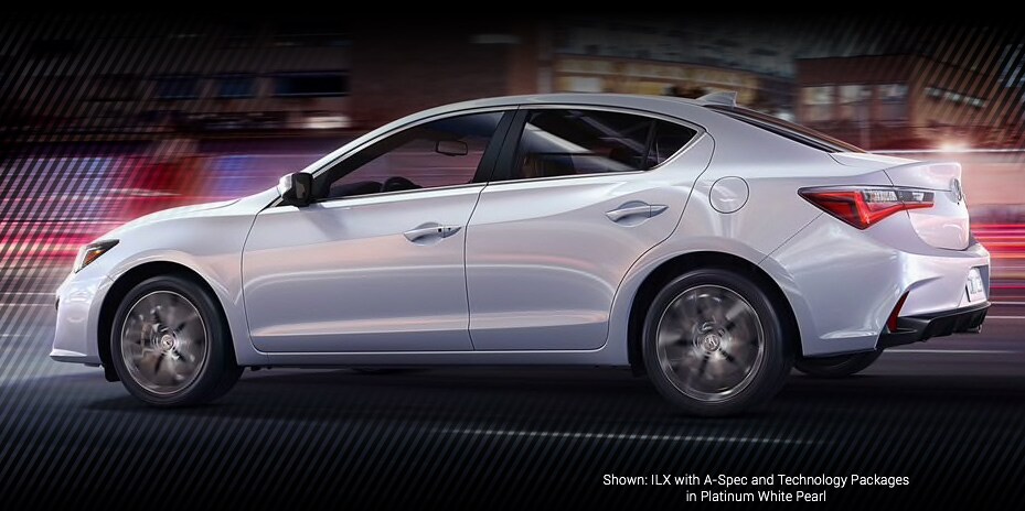 Shown: ILX with A-Spec and Technology Packages in Platinum White Pearl