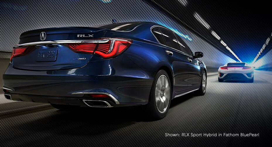 Shown:RLX sport hybrid in blue fathom pearl