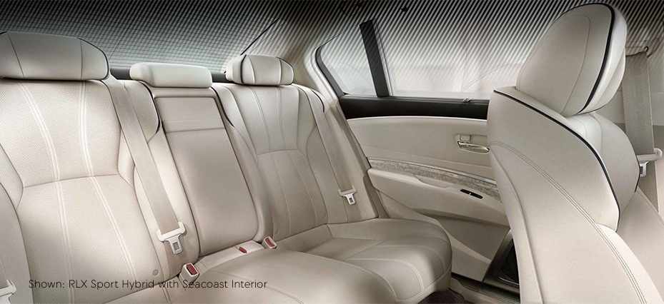 Shown:RLX sport hybrid with seacoast interior