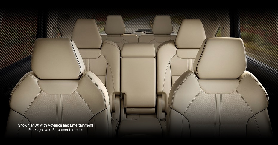 Shown: MDX with Advance and Entertainment Packages and Parchment Interior