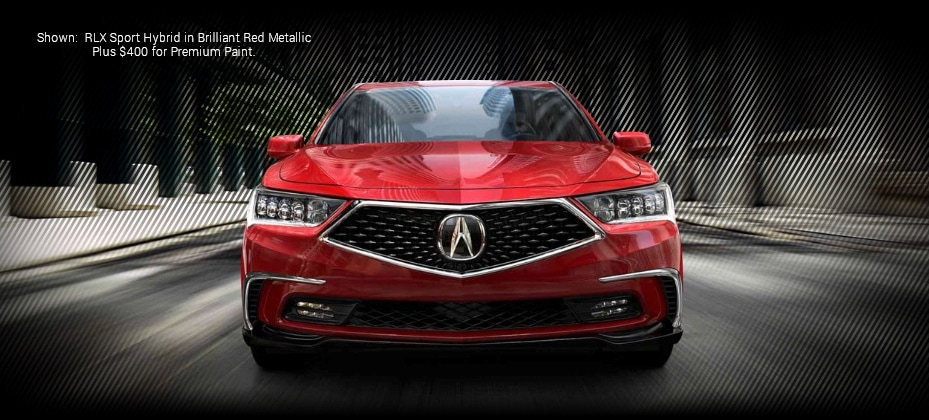 Shown:RLX Sport Hybrid in Brilliant Red Metallic