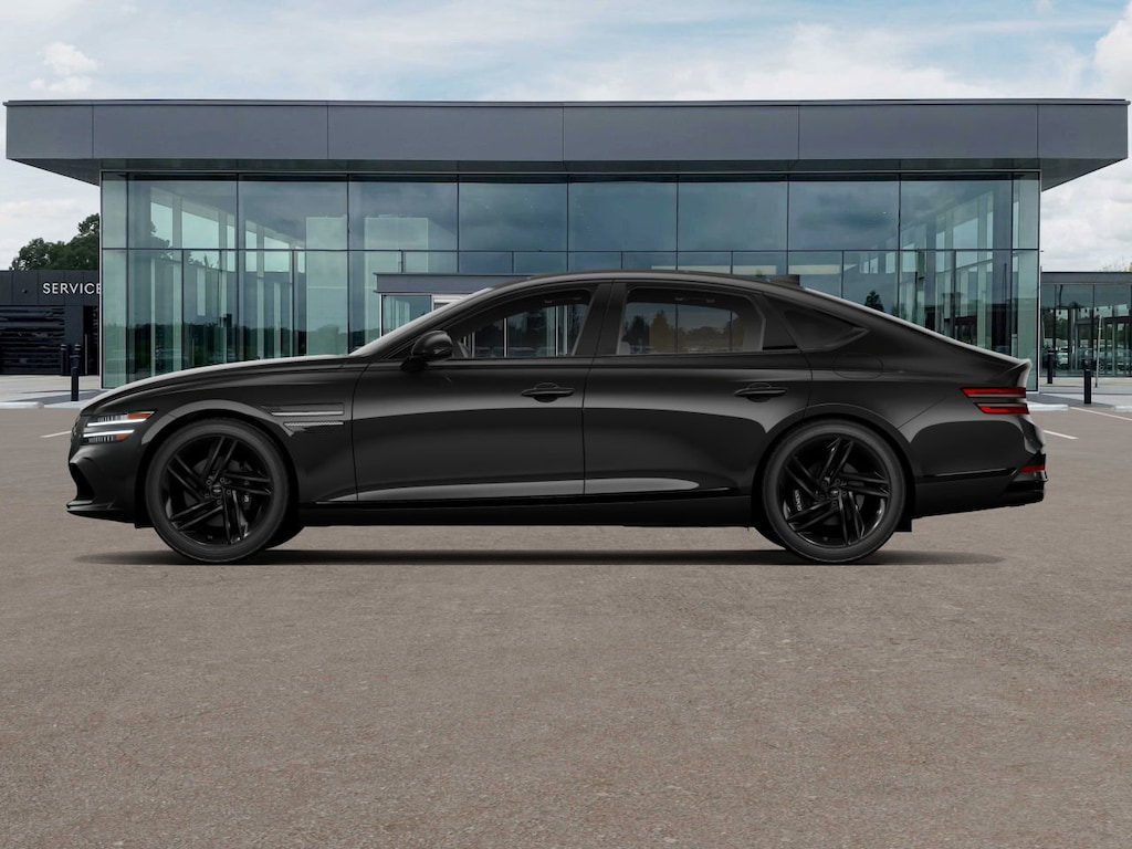New 2026 Genesis G80 3.5T Prestige Black Sedan