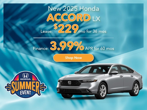 New 2025 Honda Accord LX