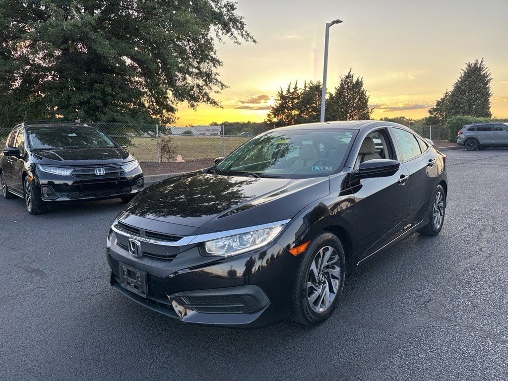 Certified 2017 Honda Civic EX with VIN 2HGFC2F78HH523177 for sale in Royersford, PA