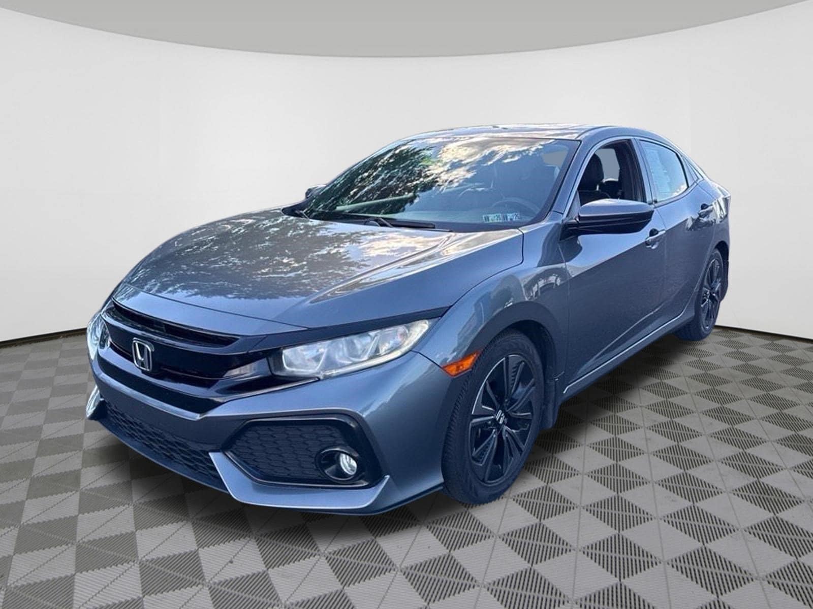 Certified 2017 Honda Civic Hatchback EX-L with VIN SHHFK7H71HU403348 for sale in Royersford, PA