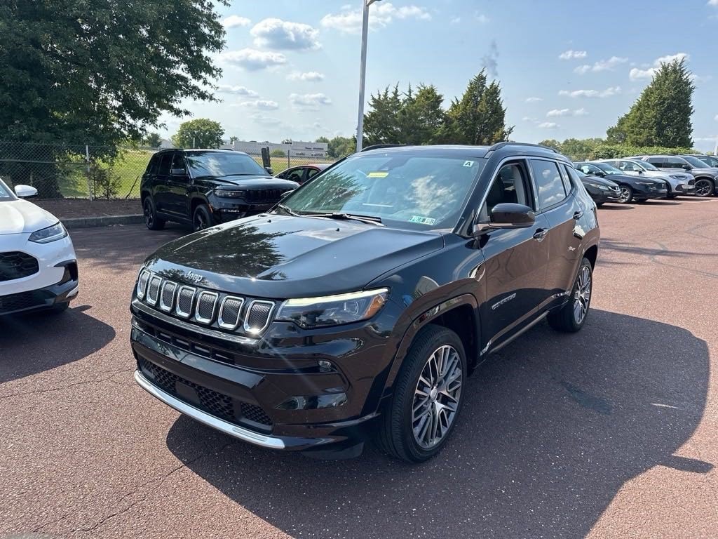 Used 2022 Jeep Compass Limited with VIN 3C4NJDCB2NT111294 for sale in Limerick, PA