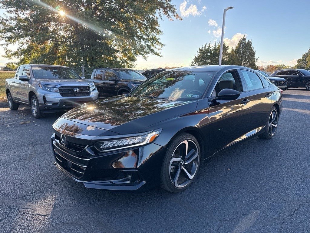 Certified 2022 Honda Accord Sport with VIN 1HGCV1F38NA086845 for sale in Kansas City