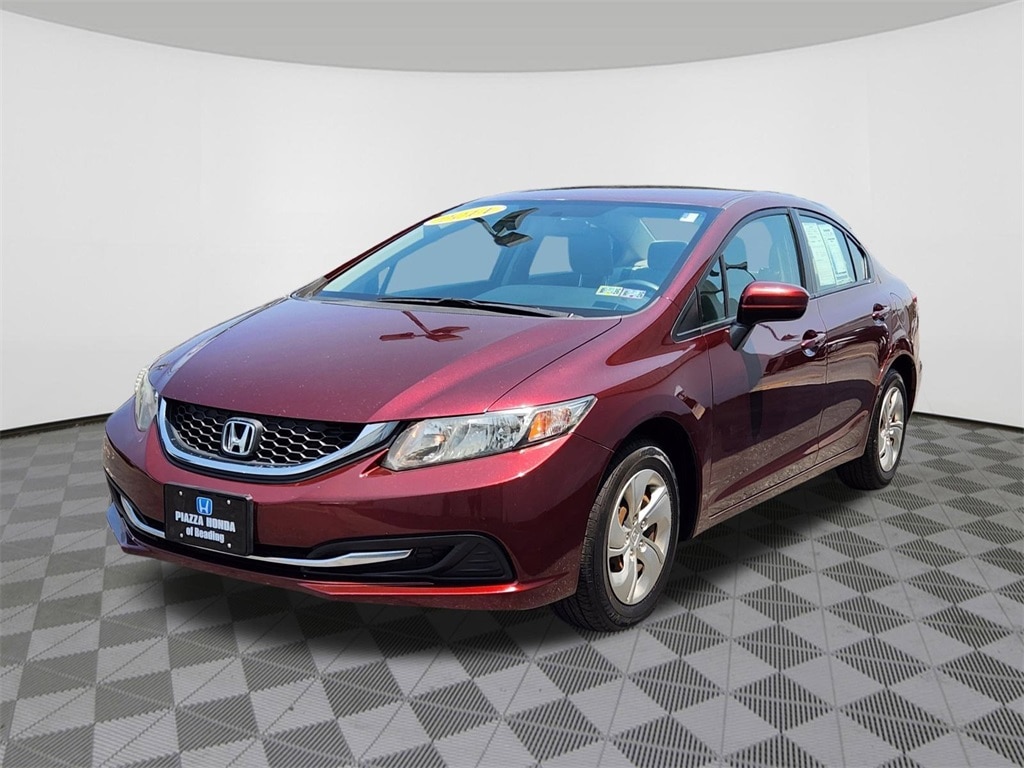 Used 2014 Honda Civic LX with VIN 19XFB2E55EE039136 for sale in Reading, PA