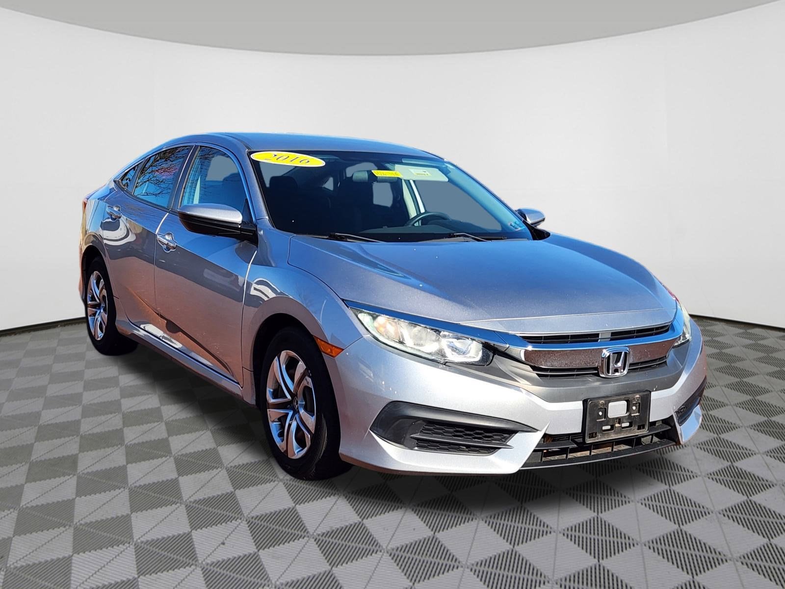 Used 2016 Honda Civic LX with VIN 19XFC2F57GE221127 for sale in Royersford, PA
