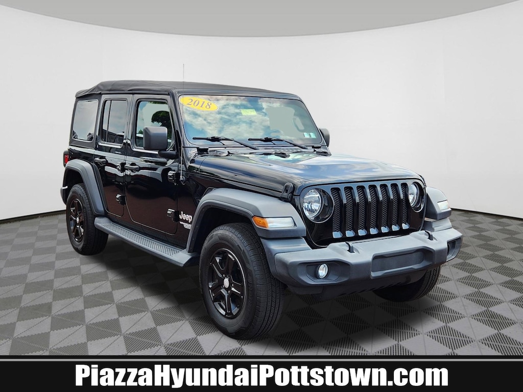 Used 2018 Jeep Wrangler Unlimited Sport 4x4 SUV