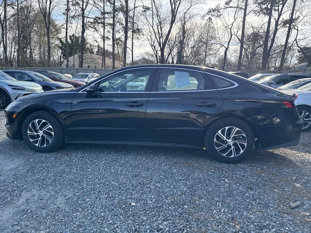 Certified 2023 Hyundai Sonata Hybrid Blue Sedan