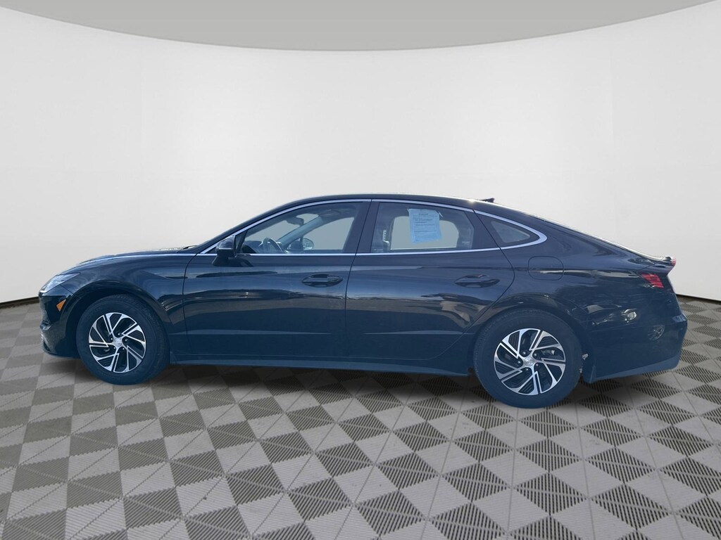 Certified 2023 Hyundai Sonata Hybrid Blue Sedan