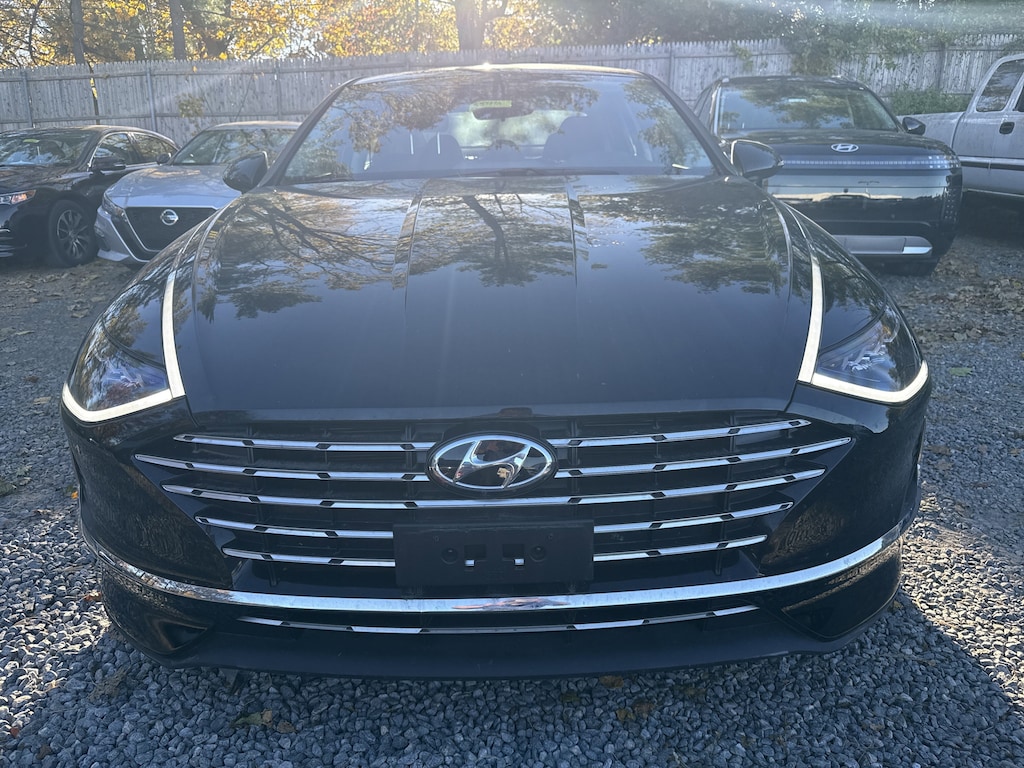 Used 2023 Hyundai Sonata Hybrid Blue Sedan