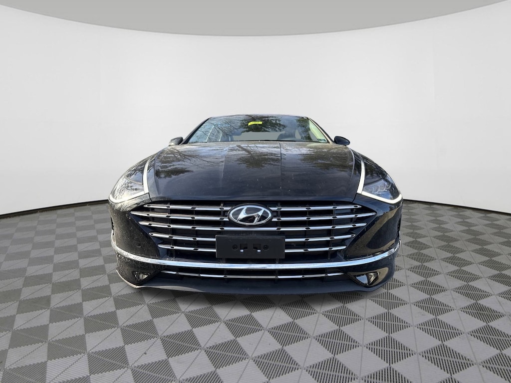 Certified 2023 Hyundai Sonata Hybrid Blue Sedan