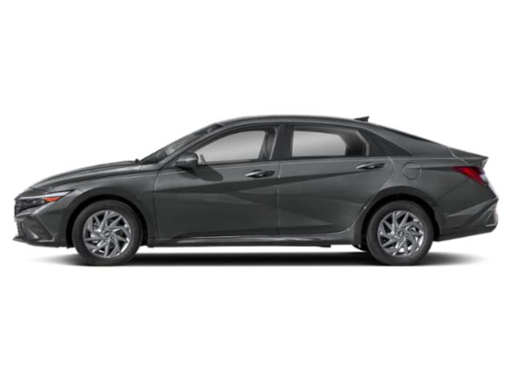 New 2026 Hyundai Elantra Hybrid Blue Sedan