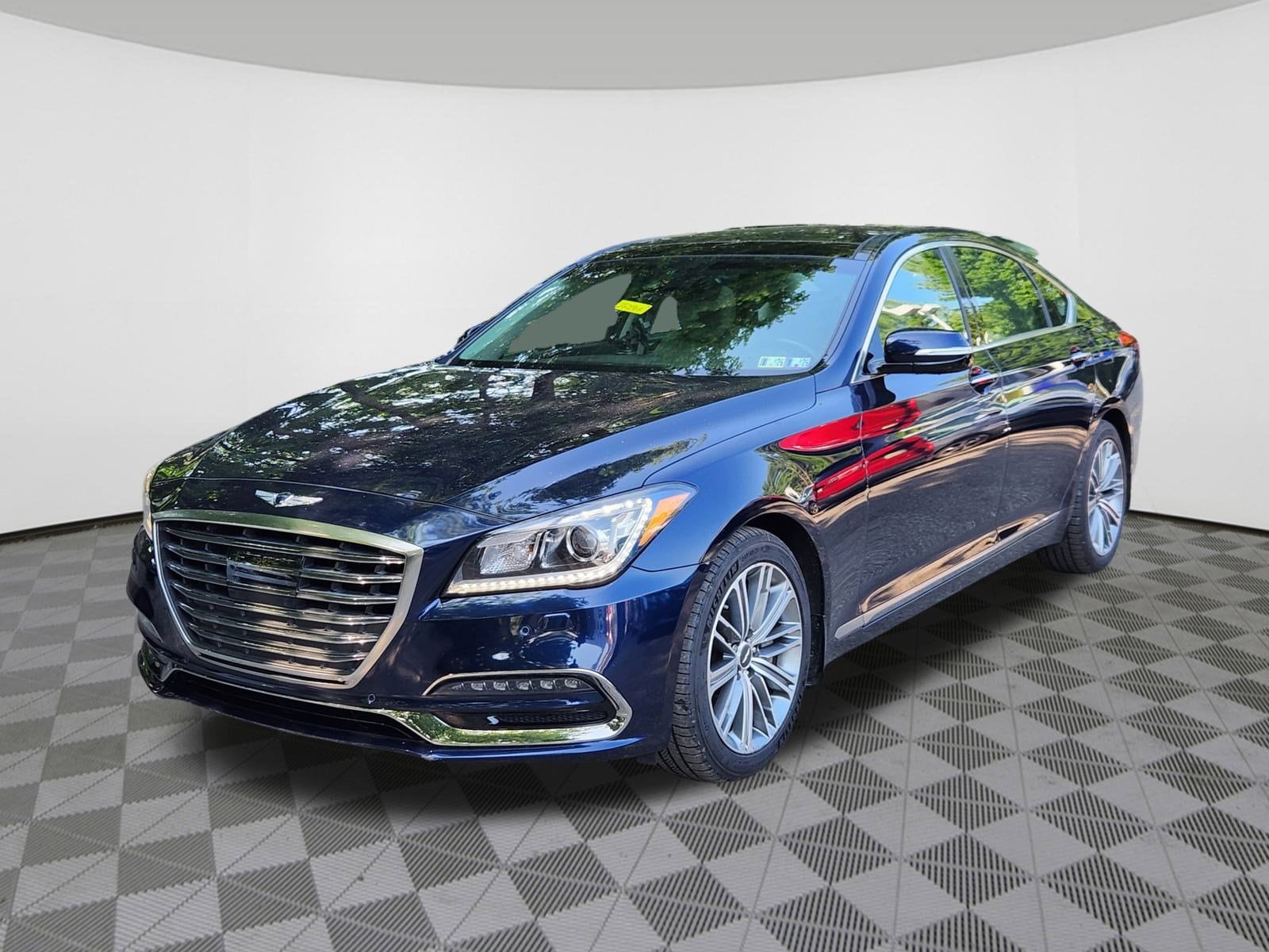 Used 2018 GENESIS G80 Base with VIN KMHGN4JEXJU250143 for sale in West Chester, PA