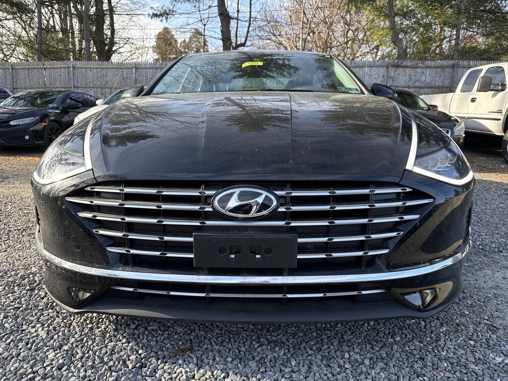Certified 2023 Hyundai Sonata Hybrid Blue Sedan