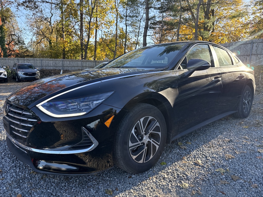 Used 2023 Hyundai Sonata Hybrid Blue Sedan