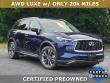 Certified 2022 INFINITI QX60 LUXE LUXE AWD