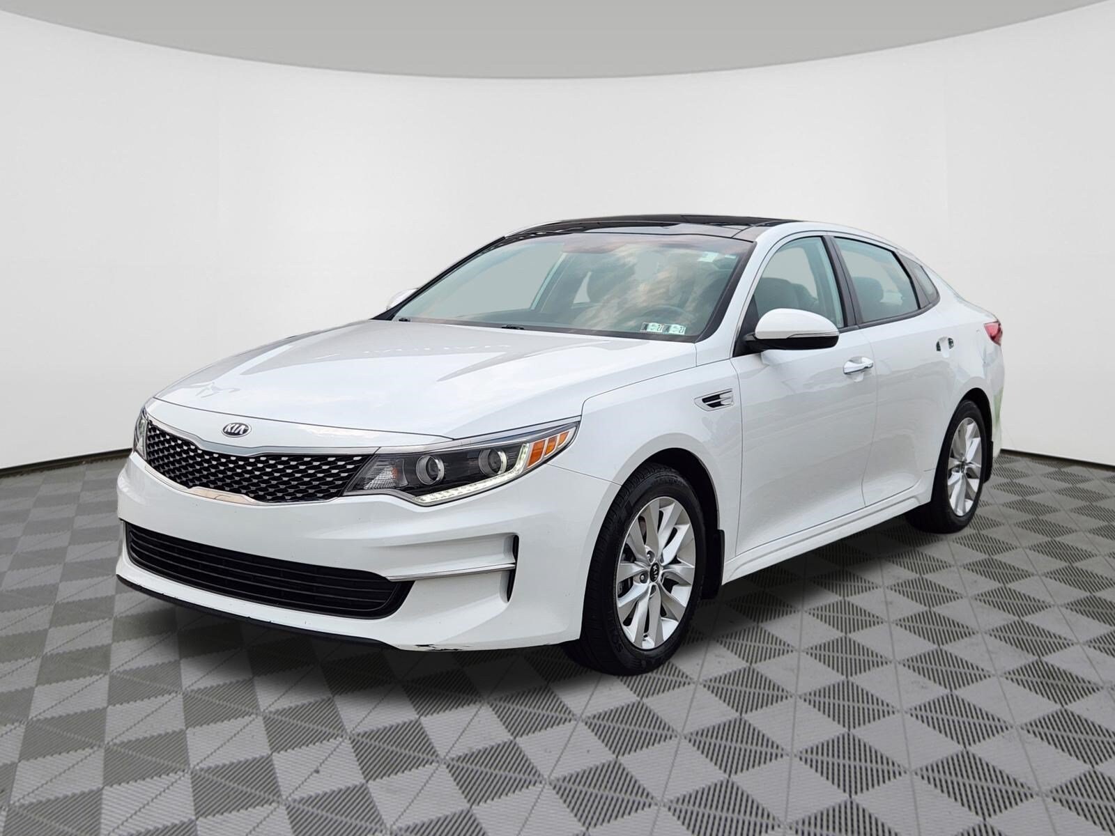 Used 2016 Kia Optima EX with VIN 5XXGU4L34GG094764 for sale in West Chester, PA