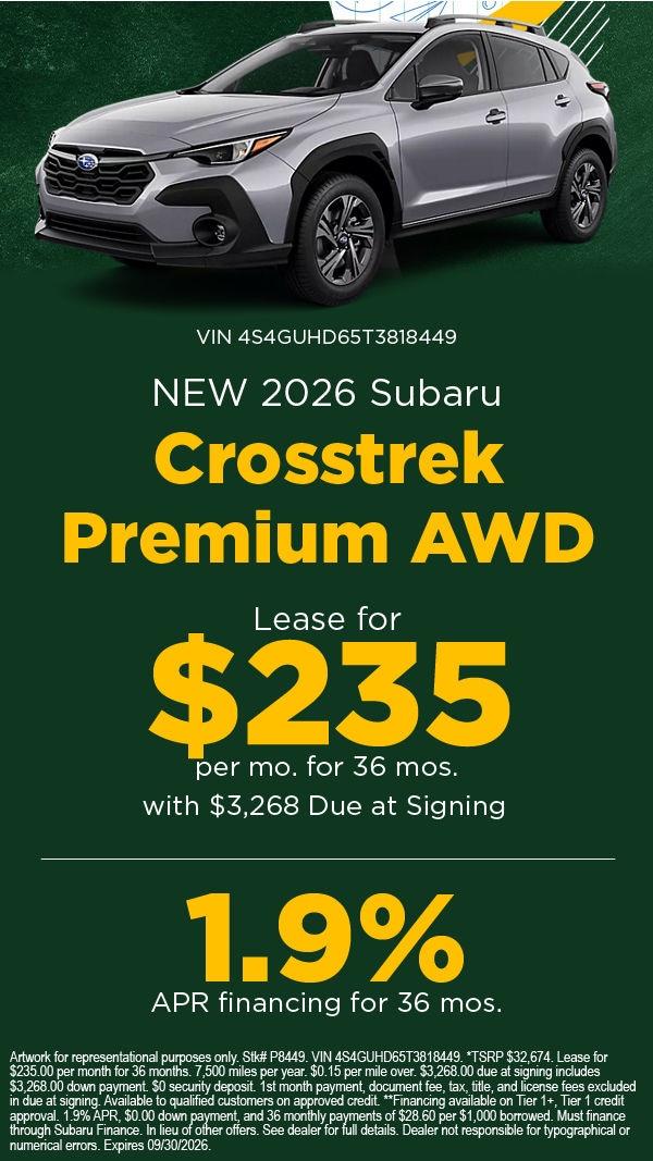 New Subaru Crosstrek, Forester, & Outback For Sale At Piazza Subaru