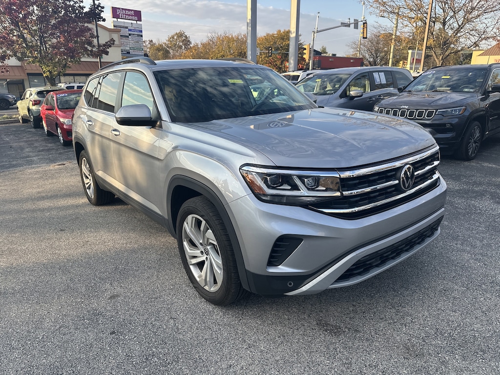 Used 2021 Volkswagen Atlas 3.6L V6 SE w/Technology 4MOTION SUV